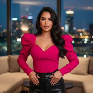 Polera Manga Globo M