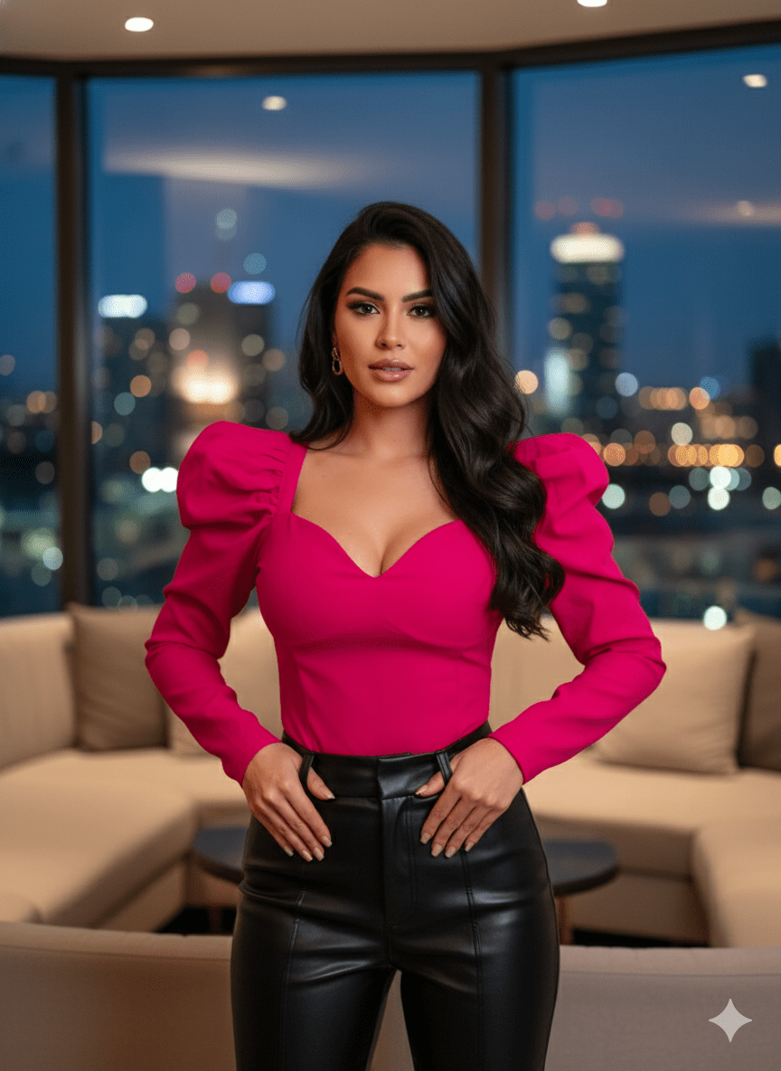 Polera Manga Globo M