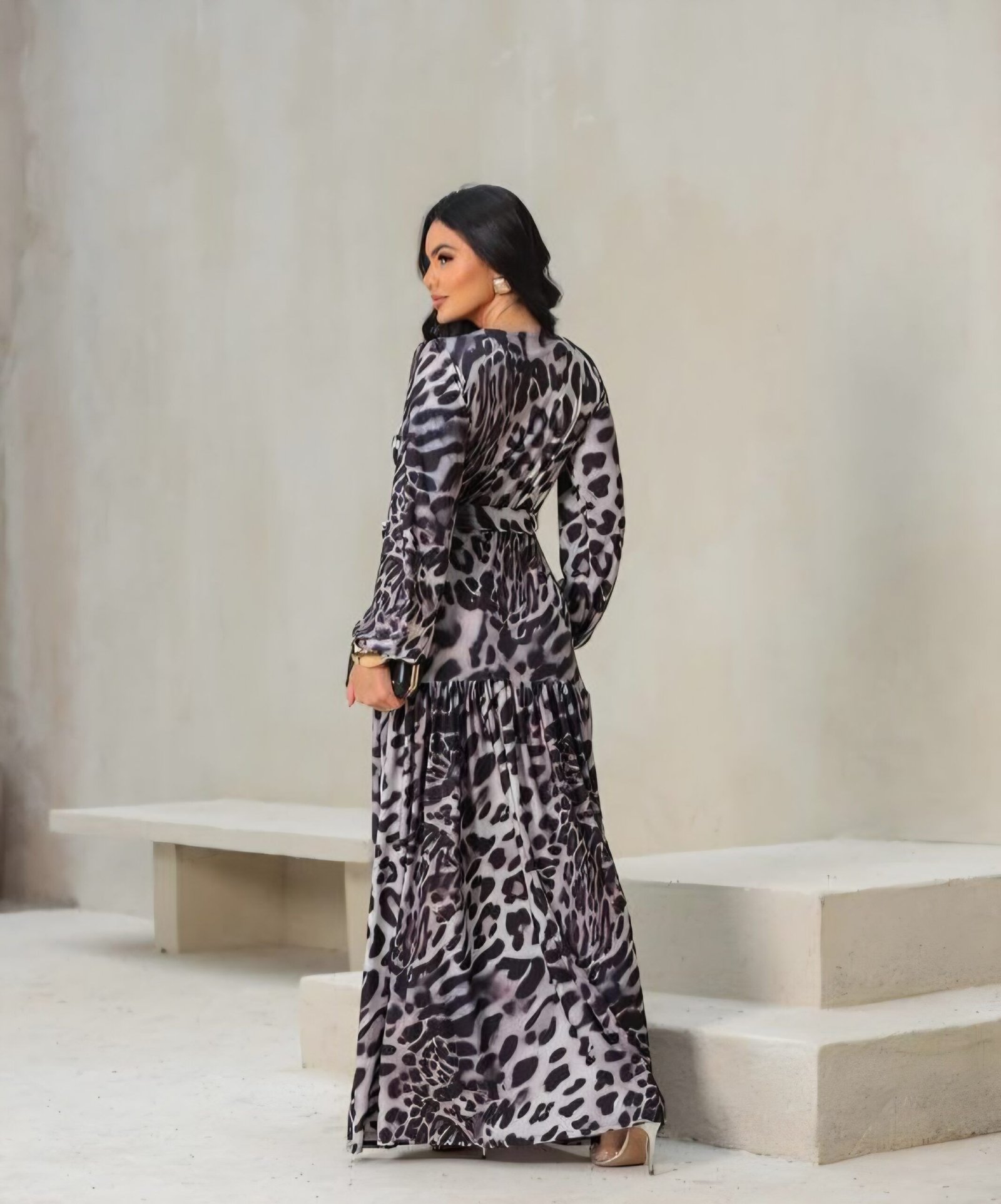 Vestido Manga Larga Viscolycra M/L - Imagen 2