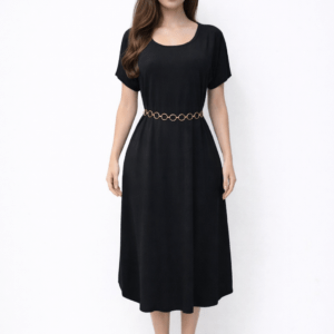 vestido clasico negro