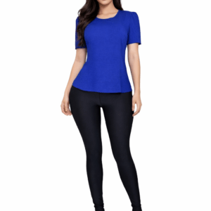 polera mujer azul
